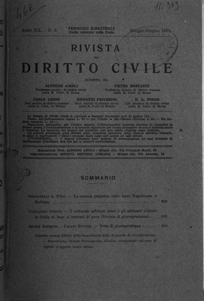 Rivista di diritto civile