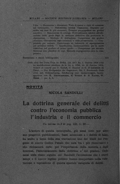 Rivista di diritto civile