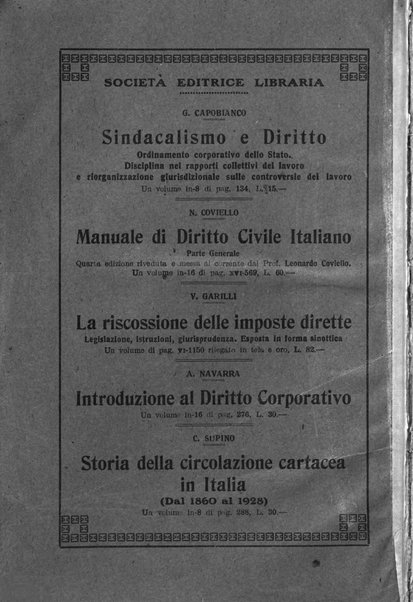 Rivista di diritto civile