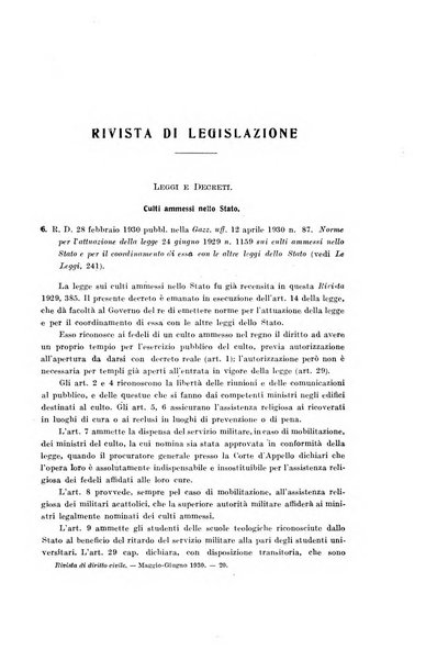 Rivista di diritto civile