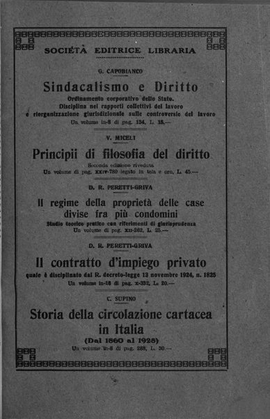 Rivista di diritto civile