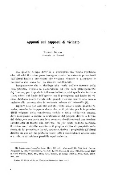 Rivista di diritto civile