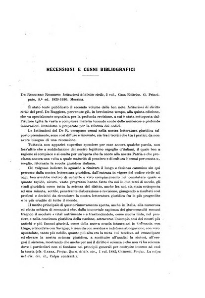 Rivista di diritto civile