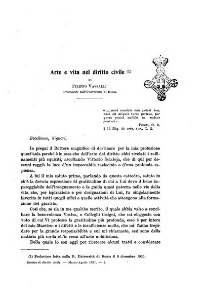 Rivista di diritto civile