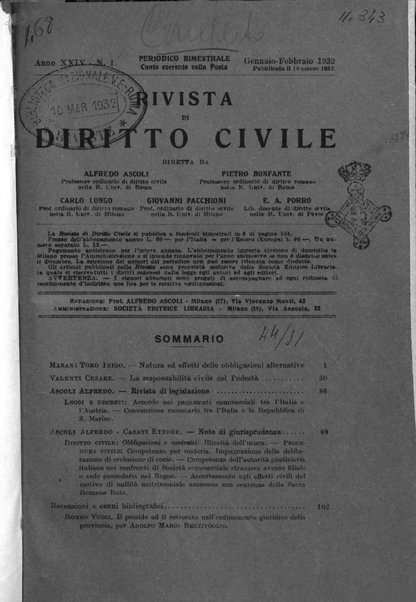 Rivista di diritto civile