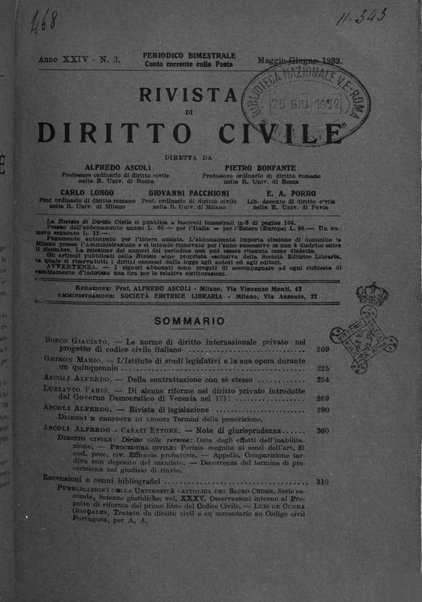 Rivista di diritto civile