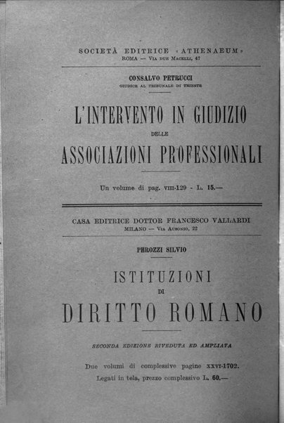 Rivista di diritto civile