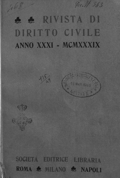 Rivista di diritto civile