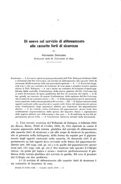 Rivista di diritto civile