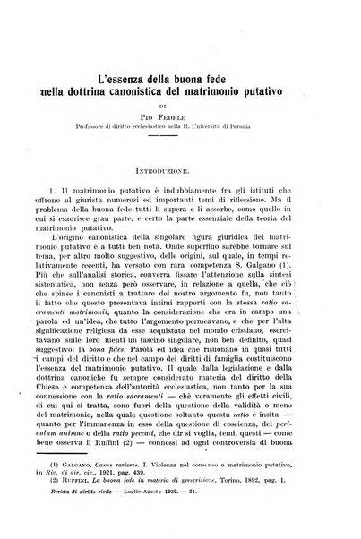 Rivista di diritto civile