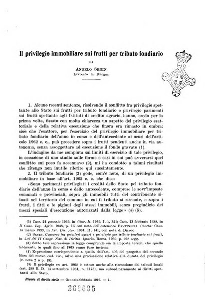 Rivista di diritto civile