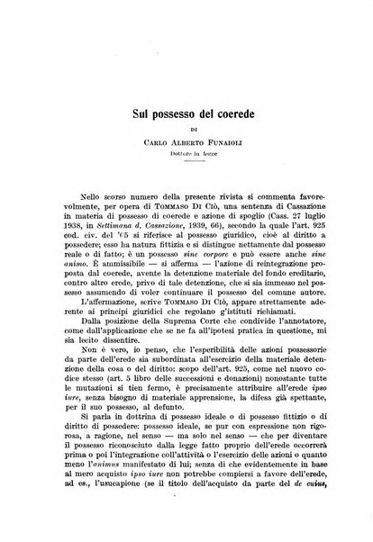 Rivista di diritto civile