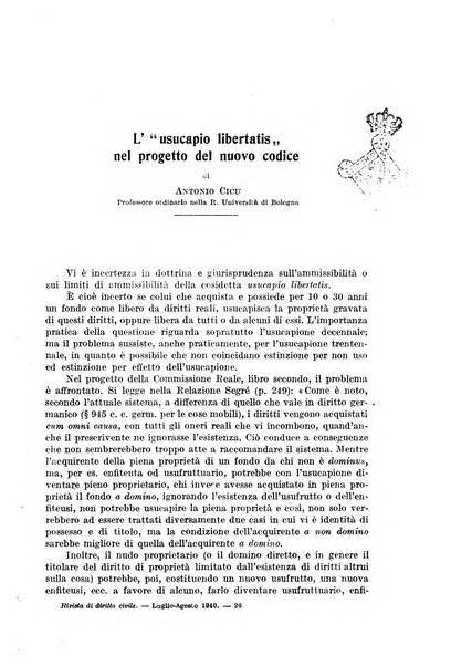 Rivista di diritto civile