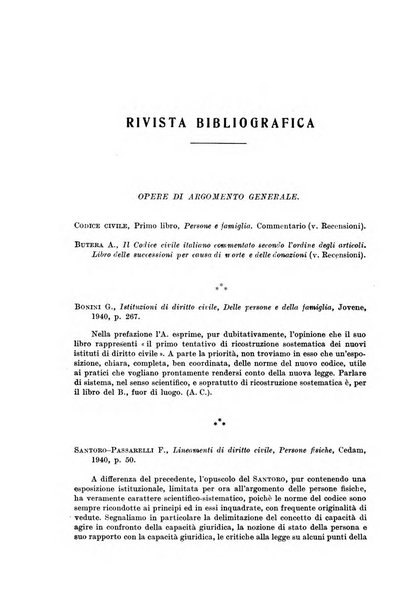 Rivista di diritto civile