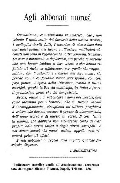 Rivista di diritto internazionale e di legislazione comparata