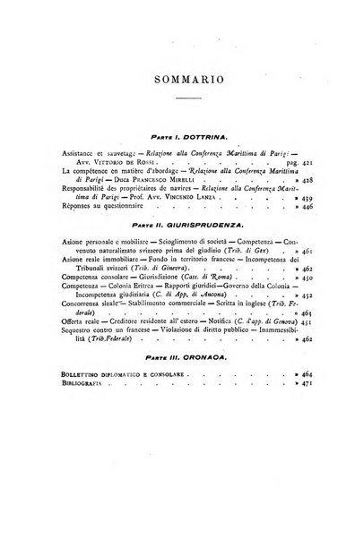 Rivista di diritto internazionale e di legislazione comparata