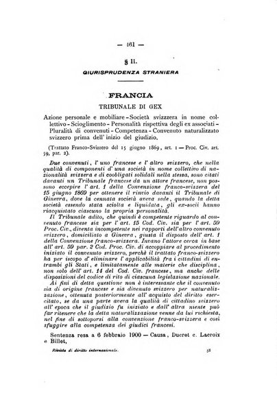 Rivista di diritto internazionale e di legislazione comparata