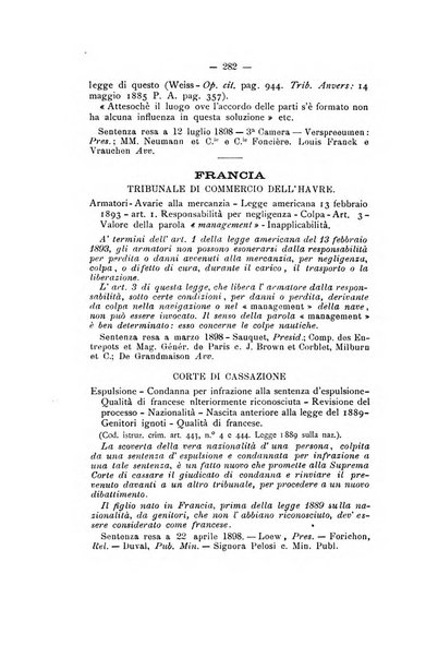 Rivista di diritto internazionale e di legislazione comparata