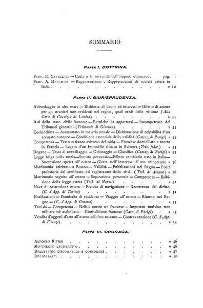 Rivista di diritto internazionale e di legislazione comparata