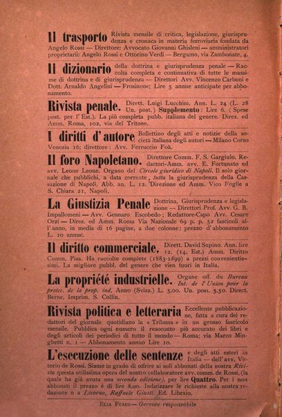 Rivista di diritto internazionale e di legislazione comparata