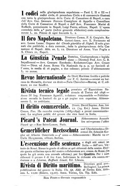 Rivista di diritto internazionale e di legislazione comparata