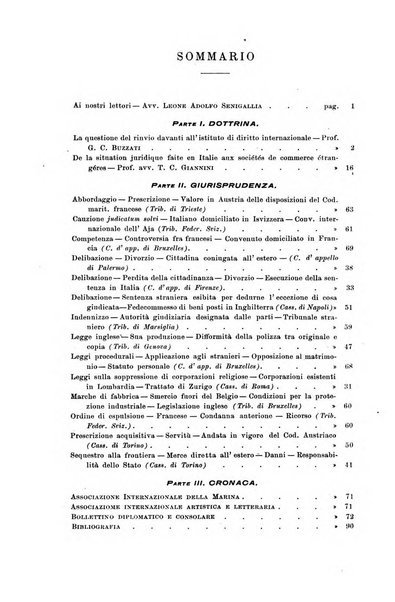 Rivista di diritto internazionale e di legislazione comparata