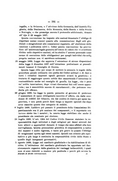 Rivista di diritto internazionale e di legislazione comparata