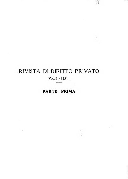 Rivista di diritto privato