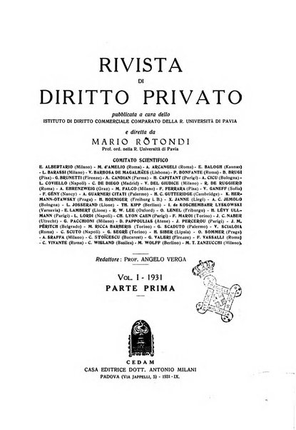 Rivista di diritto privato