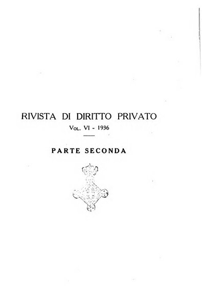 Rivista di diritto privato