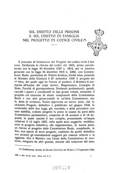 Rivista di diritto privato