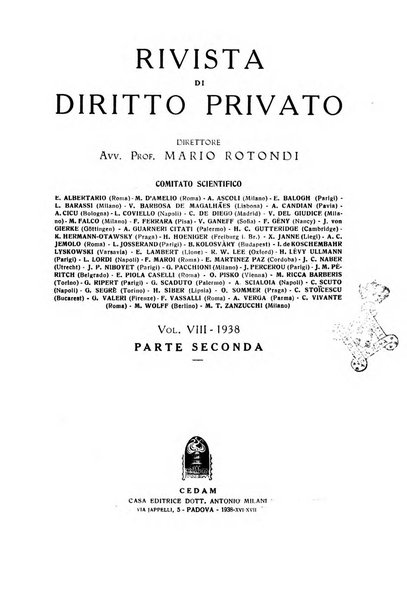 Rivista di diritto privato