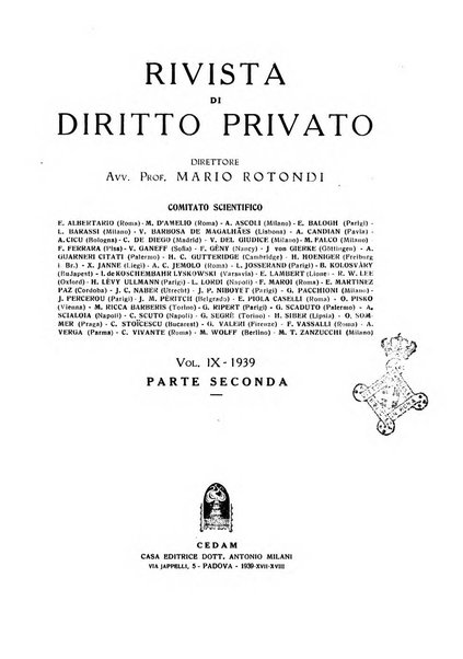 Rivista di diritto privato