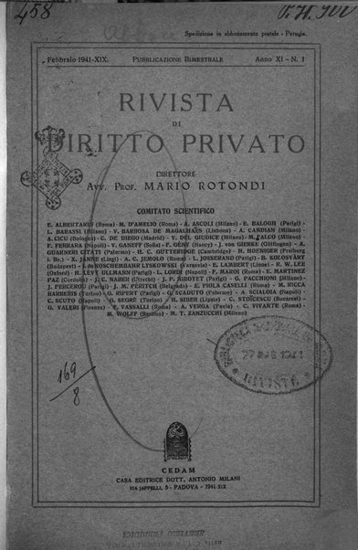 Rivista di diritto privato