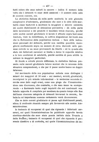 Rivista di discipline carcerarie in relazione con l'antropologia, col diritto penale, con la statistica