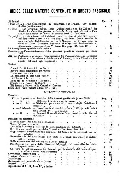 Rivista di discipline carcerarie in relazione con l'antropologia, col diritto penale, con la statistica