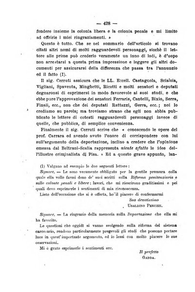 Rivista di discipline carcerarie in relazione con l'antropologia, col diritto penale, con la statistica