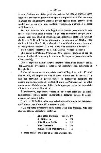 Rivista di discipline carcerarie in relazione con l'antropologia, col diritto penale, con la statistica