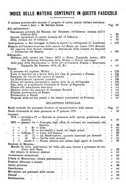 Rivista di discipline carcerarie in relazione con l'antropologia, col diritto penale, con la statistica