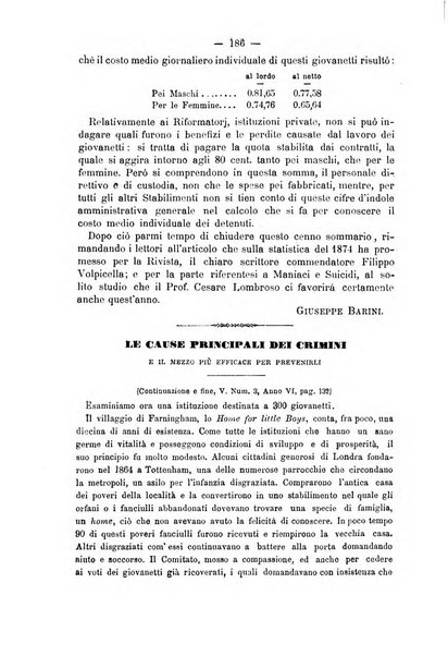 Rivista di discipline carcerarie in relazione con l'antropologia, col diritto penale, con la statistica