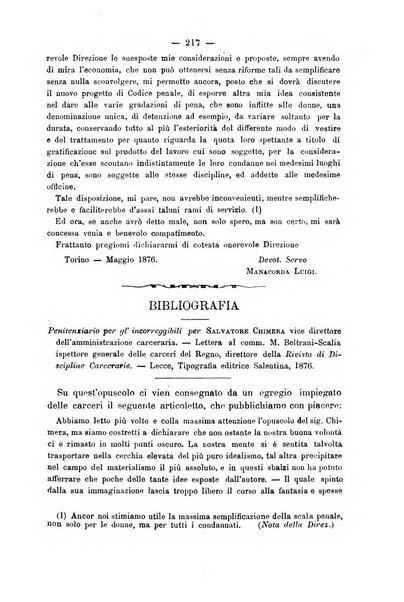 Rivista di discipline carcerarie in relazione con l'antropologia, col diritto penale, con la statistica