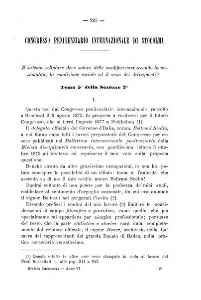 Rivista di discipline carcerarie in relazione con l'antropologia, col diritto penale, con la statistica