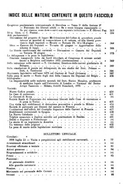 Rivista di discipline carcerarie in relazione con l'antropologia, col diritto penale, con la statistica