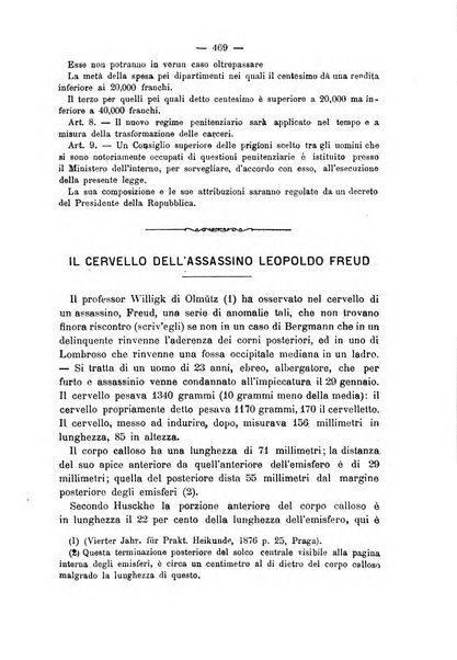 Rivista di discipline carcerarie in relazione con l'antropologia, col diritto penale, con la statistica