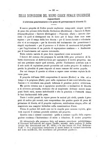 Rivista di discipline carcerarie in relazione con l'antropologia, col diritto penale, con la statistica