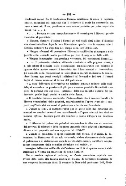 Rivista di discipline carcerarie in relazione con l'antropologia, col diritto penale, con la statistica