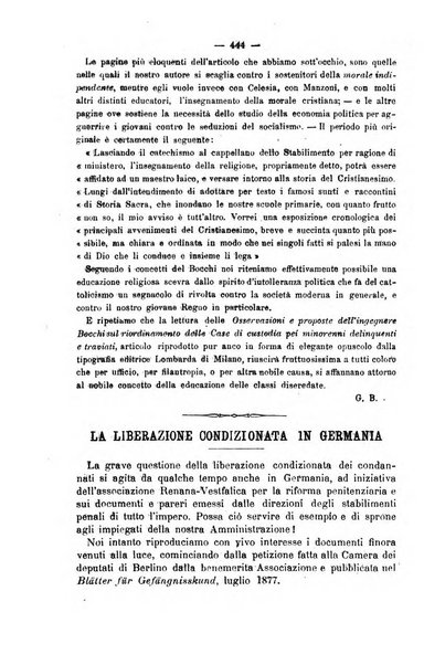 Rivista di discipline carcerarie in relazione con l'antropologia, col diritto penale, con la statistica