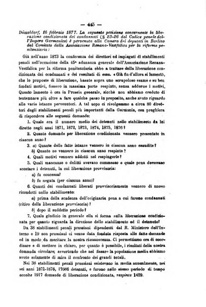 Rivista di discipline carcerarie in relazione con l'antropologia, col diritto penale, con la statistica