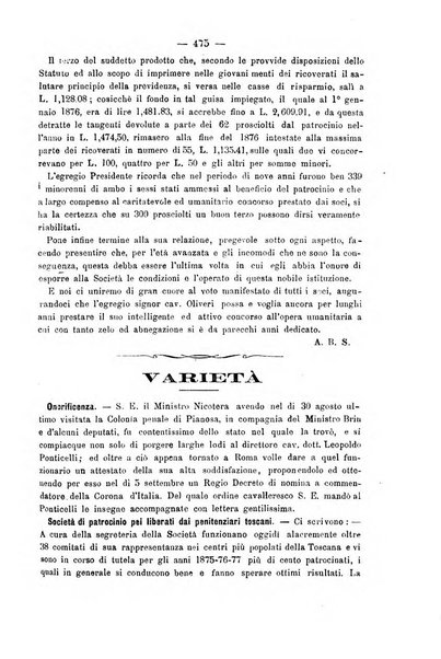 Rivista di discipline carcerarie in relazione con l'antropologia, col diritto penale, con la statistica