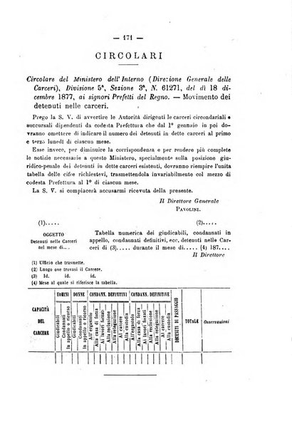 Rivista di discipline carcerarie in relazione con l'antropologia, col diritto penale, con la statistica